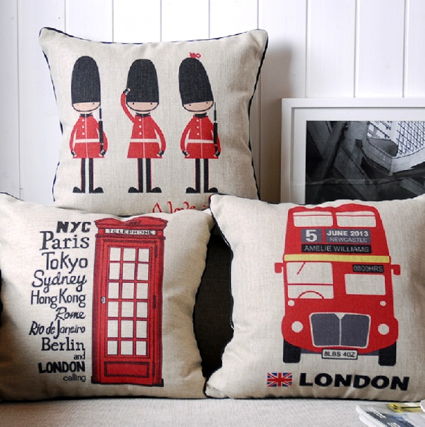 London Telephone Cushion Cover
