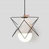Diamond Concrete Geometric Cage Light