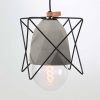 Diamond Concrete Geometric Cage Light