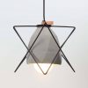 Diamond Concrete Geometric Cage Light