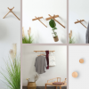 Hang your belongings in style with decorative wooden wall hooks