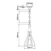Amparo Bell Oak Pendant Light -Small